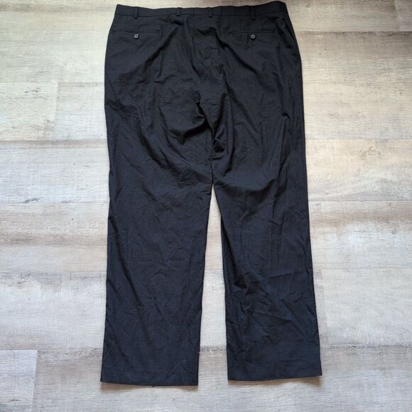 Polo by Ralph Lauren Dress Pants Mens 42Wx32L In Black Pleated - Picture 4 of 6